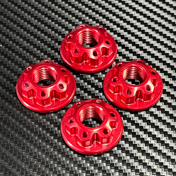その他 D-nuts BILLET BMX Axle Nuts Deez Nuts 12 Point Bike Axle Nuts 3/8