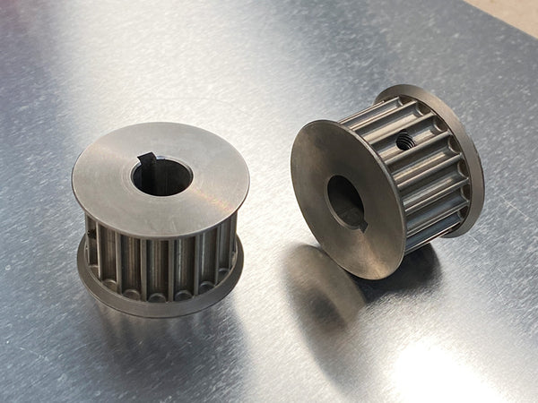 XCELL 18T Pinions (2) - 10mm shaft - Carbon Stainless Steel
