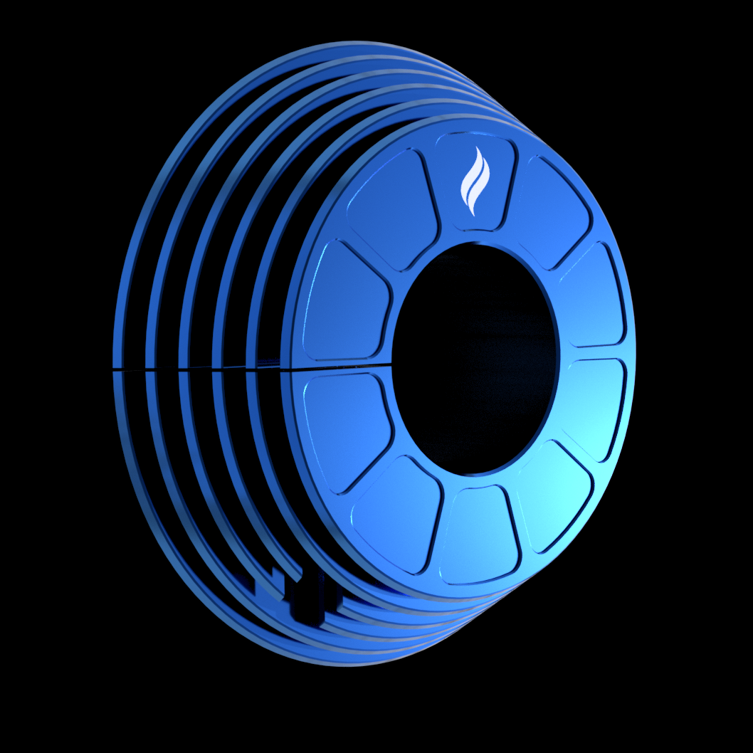 Stone Cold Chiller heat sink in blue for the Onewheel GT by Land-Surf.com