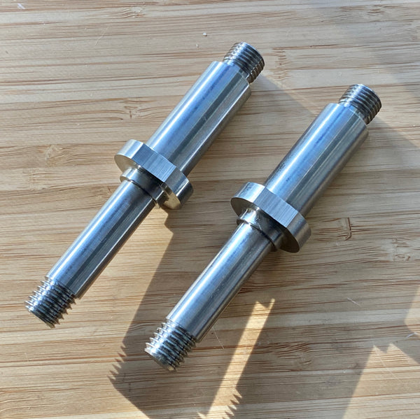 XCELL Fo' Shorties - Titanium Short Front Axles for Hypertrucks® (Pair)