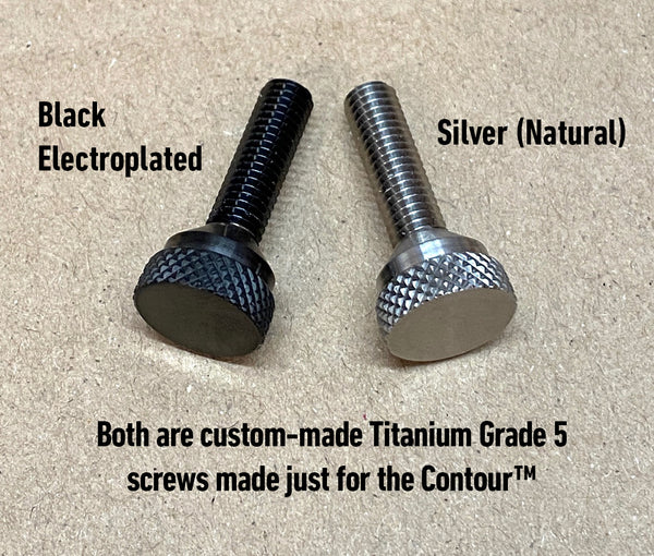 Titanium Thumbscrews for Contour™ Fender